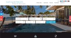 Desktop Screenshot of eatsandretreats.com